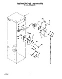 REFRIGERATOR LINER Diagram and Parts List for KSSS36DBW01  KitchenAid Refrigerator