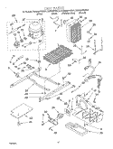 UNIT Diagram and Parts List for KSRB25FHBL01  KitchenAid Refrigerator