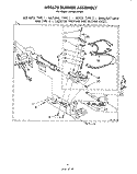 694670 BURNER ASSEMBLY Diagram and Parts List for LG7001XPW0  Whirlpool Dryer