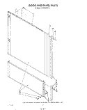 DOOR AND PANEL Diagram and Parts List for 4KUDC220T2  KitchenAid Dishwasher