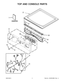 Part Location Diagram of W10443045 Whirlpool INSTALLATION INSTRUCTIONS