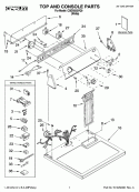 Part Location Diagram of W10218310 Whirlpool PANEL-CNTL