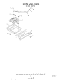 DOOR LOCK Diagram and Parts List for N9257L2  Roper Range