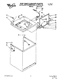 TOP AND CABINET, LIT/OPTIONAL Diagram and Parts List for LSV9355AN0  Whirlpool Washer