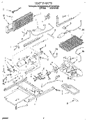 UNIT Diagram and Parts List for ET18HNXBW00  Whirlpool Refrigerator