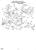 SECTION Diagram and Parts List for LEN3624BW2  Whirlpool Dryer