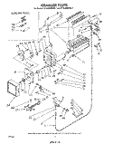 ICE MAKER , NOT ILLUSTRATED AND OPTIONAL Diagram and Parts List for ET18JMXRWR1  Whirlpool Refrigerator