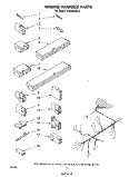 WIRING HARNESS Diagram and Parts List for DU9903XL0  Whirlpool Dishwasher
