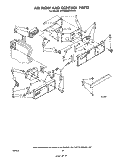 SECTION Diagram and Parts List for ED25SMXRWR0  Whirlpool Refrigerator