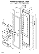 Part Location Diagram of 2005014 Whirlpool TRIM-DOOR
