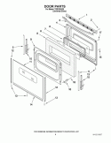 DOOR PARTS Diagram and Parts List for TGS326VD0  Estate Range
