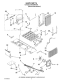 UNIT PARTS Diagram and Parts List for 3WSC20N4AY00  Whirlpool Refrigerator