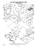 AIRFLOW AND CONTROL , LIT/OPTIONAL Diagram and Parts List for ACW864XP0  Whirlpool Air Conditioner