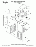 Part Location Diagram of W10366279 Whirlpool USE & CARE GUIDE