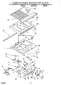 COMPARTMENT SEPARATOR Diagram and Parts List for KTRS25QAAL10  KitchenAid Refrigerator