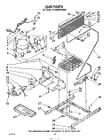 UNIT Diagram and Parts List for ET18MKXLWR0  Whirlpool Refrigerator