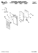 Part Location Diagram of 8204859 Whirlpool Microcomputer