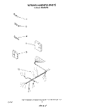 WIRING HARNESS Diagram and Parts List for DP8500XTN2  Whirlpool Dishwasher