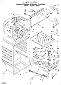 LINER Diagram and Parts List for ET18NKXDG01  Whirlpool Refrigerator