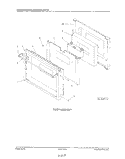 DOOR ASSEMBLY Diagram and Parts List for KGDO245EE  KitchenAid Wall Oven