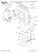 SECTION Diagram and Parts List for AD50LJ0  Whirlpool Dehumidifier