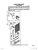 INSTALLATION Diagram and Parts List for ACM072XX0  Whirlpool Air Conditioner