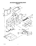AIR FLOW AND CONTROL Diagram and Parts List for R101  Whirlpool Air Conditioner