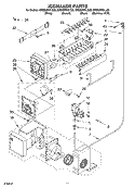 ICE MAKER Diagram and Parts List for GR9SHMXLB00  Whirlpool Refrigerator
