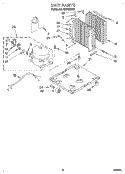 SECTION Diagram and Parts List for AD0402XA0  Whirlpool Dehumidifier