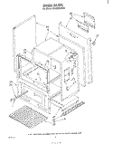 OVEN , LIT/OPTIONAL Diagram and Parts List for SF300PSPW0  Whirlpool Range