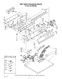 TOP AND CONSOLE , LITERATURE AND OPTIONAL Diagram and Parts List for KGYE950VTO0  KitchenAid Dryer
