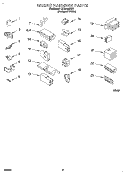 WIRING HARNESS Diagram and Parts List for LLR5144BQ0  Whirlpool Washer
