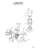 BLOWER Diagram and Parts List for KUDI220T3  KitchenAid Dishwasher