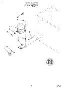 SECTION Diagram and Parts List for RH0599REW00  Roper Freezer