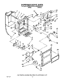 DISPENSER FRONT Diagram and Parts List for 8ED22PWXXN00  Whirlpool Refrigerator