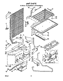 UNIT Diagram and Parts List for ET14DCXRWR0  Whirlpool Refrigerator