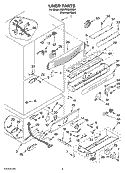 LINER PARTS Diagram and Parts List for KBURT3665E01  KitchenAid Refrigerator