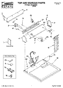 Part Location Diagram of W10043000 Whirlpool Sheet, Cycle Feature