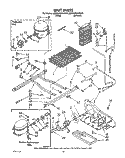 UNIT Diagram and Parts List for 8ED22PWXXN00  Whirlpool Refrigerator