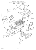UPPER UNIT Diagram and Parts List for KSSS48QJB00  KitchenAid Refrigerator