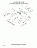 TOP VENTING PARTS Diagram and Parts List for RBD305PVS00  Whirlpool Wall Oven