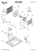 UNIT PARTS Diagram and Parts List for ACQ068PR3  Whirlpool Air Conditioner