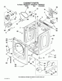 Part Location Diagram of W10315109 Whirlpool BRACKET