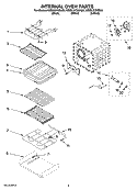 Part Location Diagram of W11186364 Whirlpool Slide Out Oven Rack