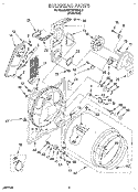 SECTION Diagram and Parts List for KEYE778BAL0  KitchenAid Dryer