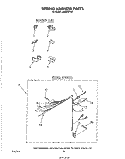 WIRING HARNESS Diagram and Parts List for LA5500XPW6  Whirlpool Washer