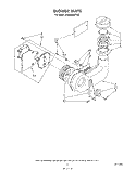 BLOWER Diagram and Parts List for 4KUDA220TW0  KitchenAid Dishwasher