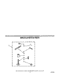 MISCELLANEOUS Diagram and Parts List for KAWE560WAL2  KitchenAid Washer