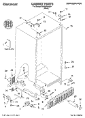 CABINET, LITERATURE Diagram and Parts List for TS22AFXKQ03  Estate Refrigerator