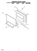 Part Location Diagram of 2221624 Whirlpool HANDLE